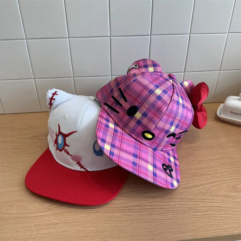 Japanese Cat Cap for Women 2025 Bowknot Design - Image 4