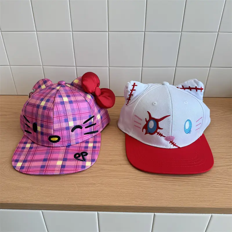 Japanese Cat Cap for Women 2025 Bowknot Design - Image 5