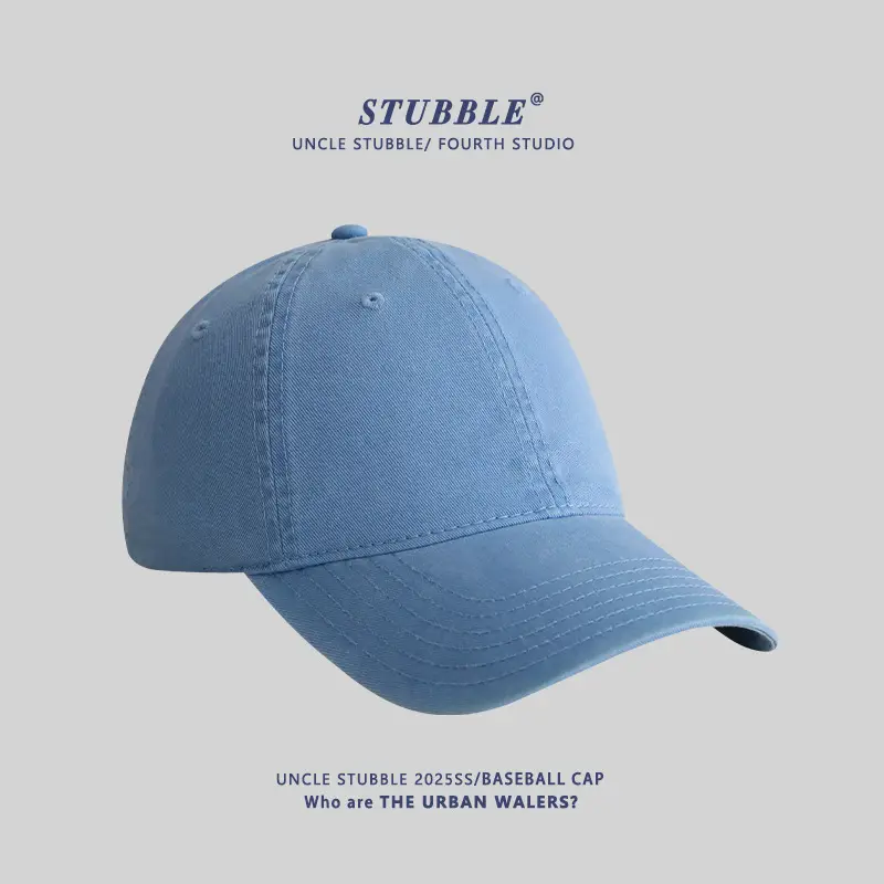 Unisex Baseball Caps Solid Color Duckbill Sun Hat