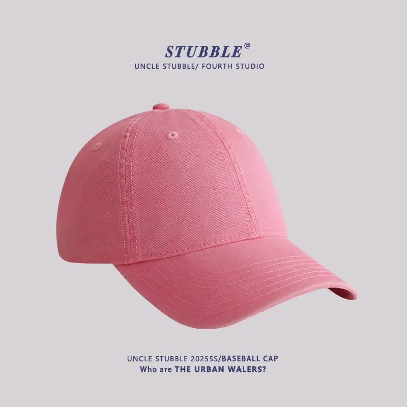 Unisex Baseball Caps Solid Color Duckbill Sun Hat