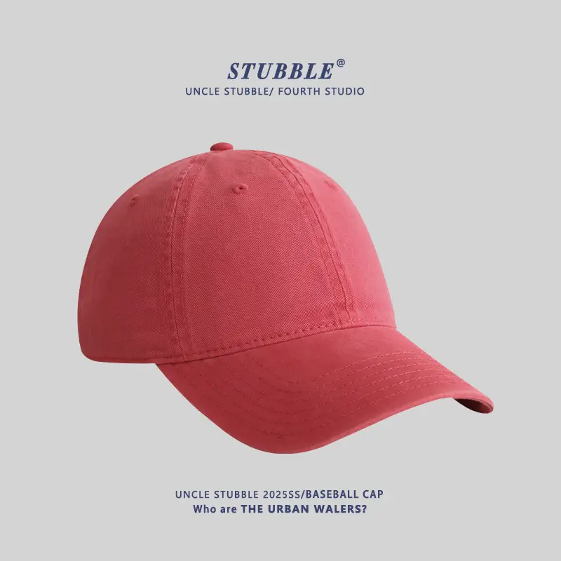 Unisex Baseball Caps Solid Color Duckbill Sun Hat