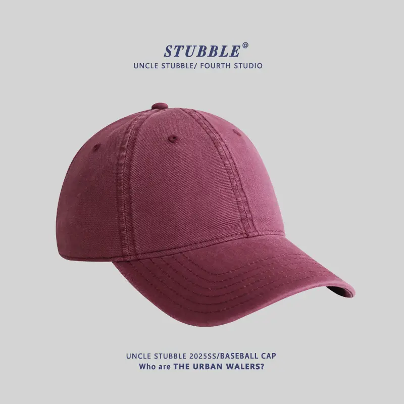 Unisex Baseball Caps Solid Color Duckbill Sun Hat