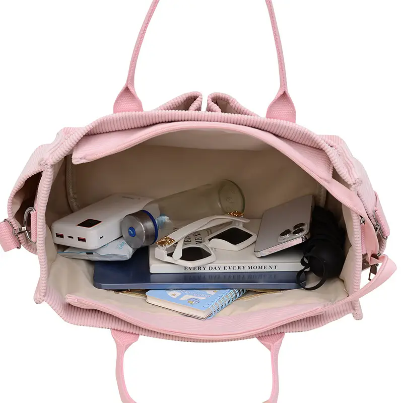 Cross-Border College Style Canvas Bag Large Capacity Crossbody Bag - Image 9