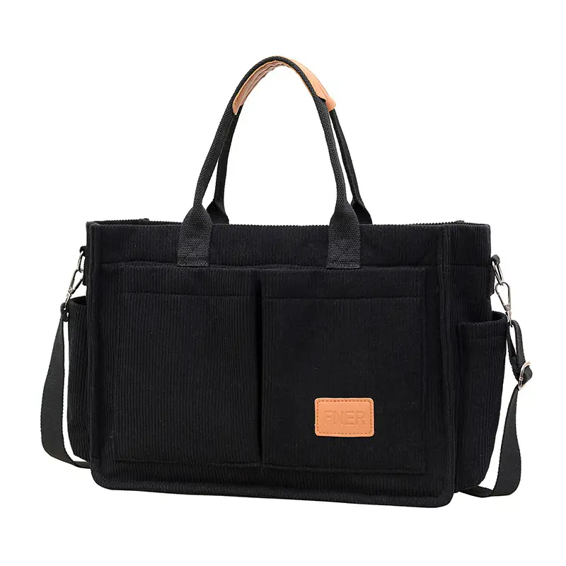 Cross-Border College Style Canvas Bag Large Capacity Crossbody Bag - Image 2