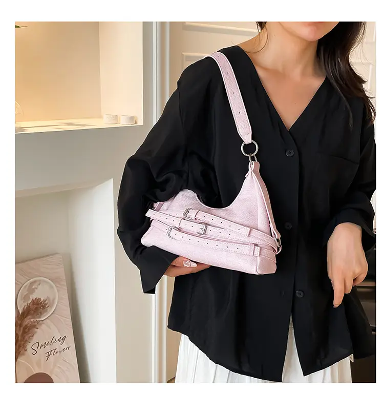 Light Blue Cross-Border Shoulder Bag for Women — feature 24