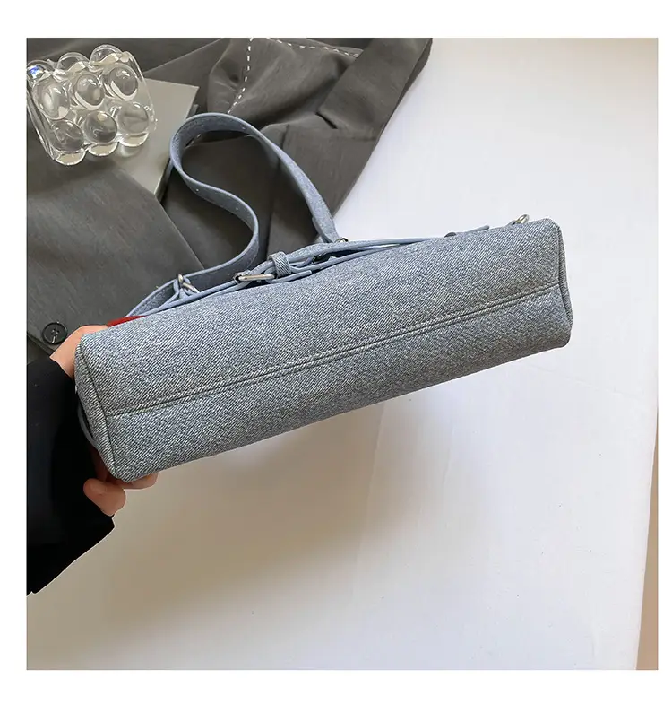 Light Blue Cross-Border Shoulder Bag for Women — feature 30