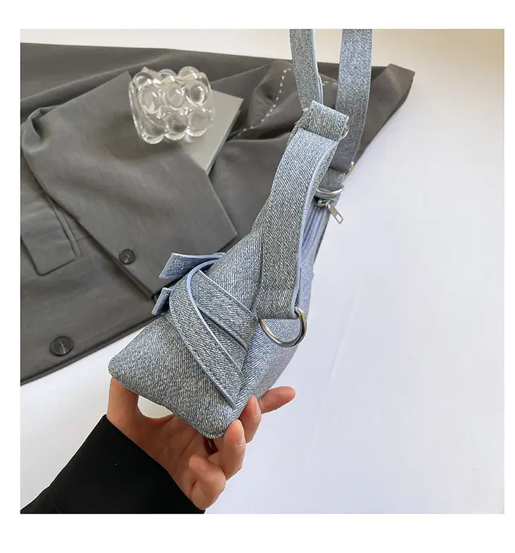 Light Blue Cross-Border Shoulder Bag for Women — feature 31
