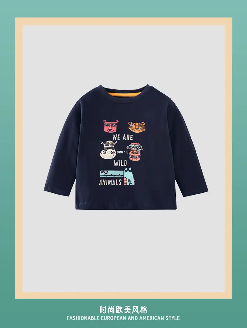 2025 Cartoon Cotton T-Shirt for Boys Round Neck — feature 2