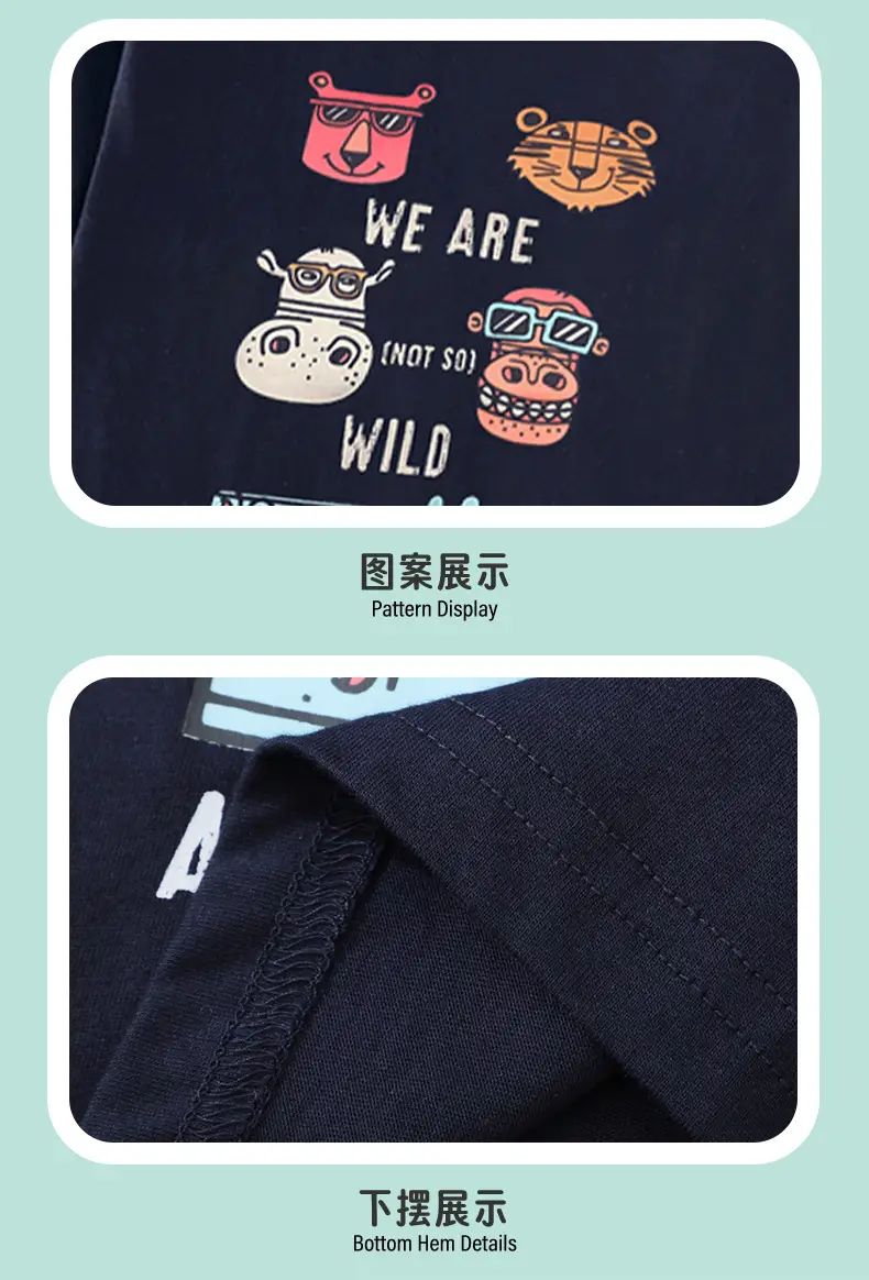2025 Cartoon Cotton T-Shirt for Boys Round Neck — feature 8