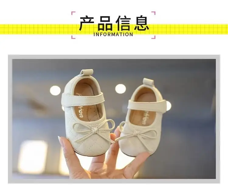 Baby Princess Shoes Spring Autumn Soft Leather Flats 1-3Y — feature 2