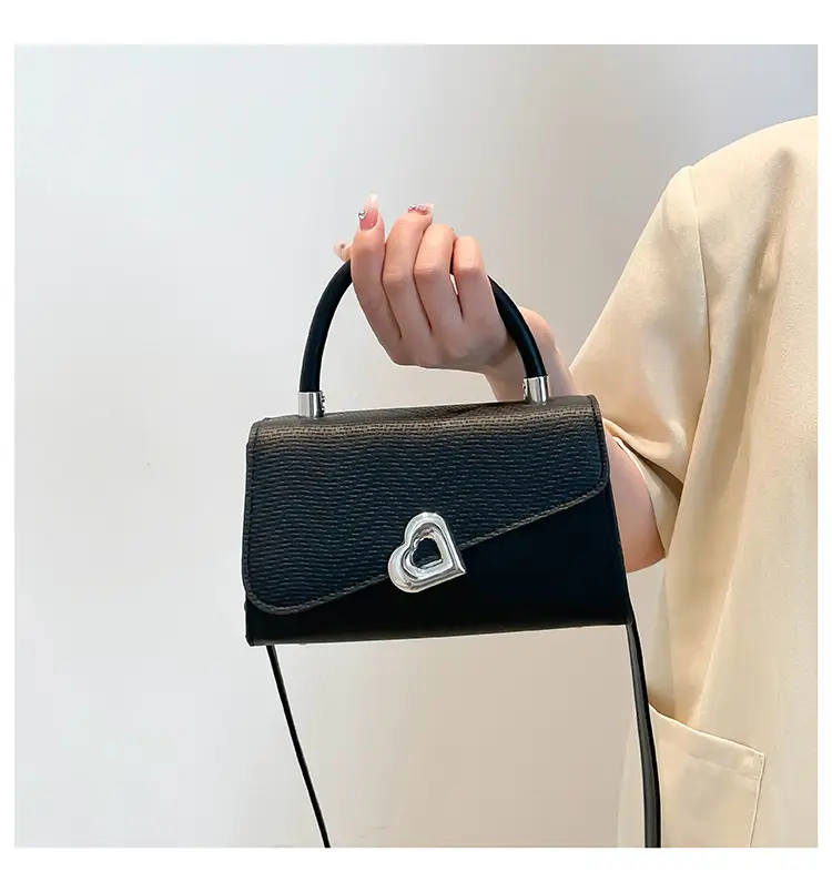 Women's 2025 Stitched Shoulder Bag Brown Textured — feature 16