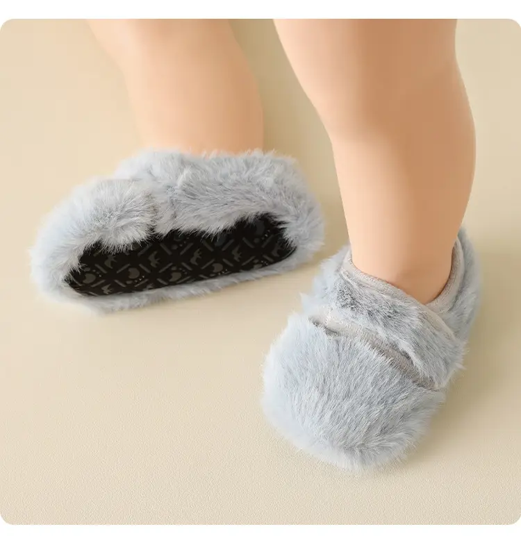 Baby Fur Slippers Winter Warm Non-Slip Socks β feature 10