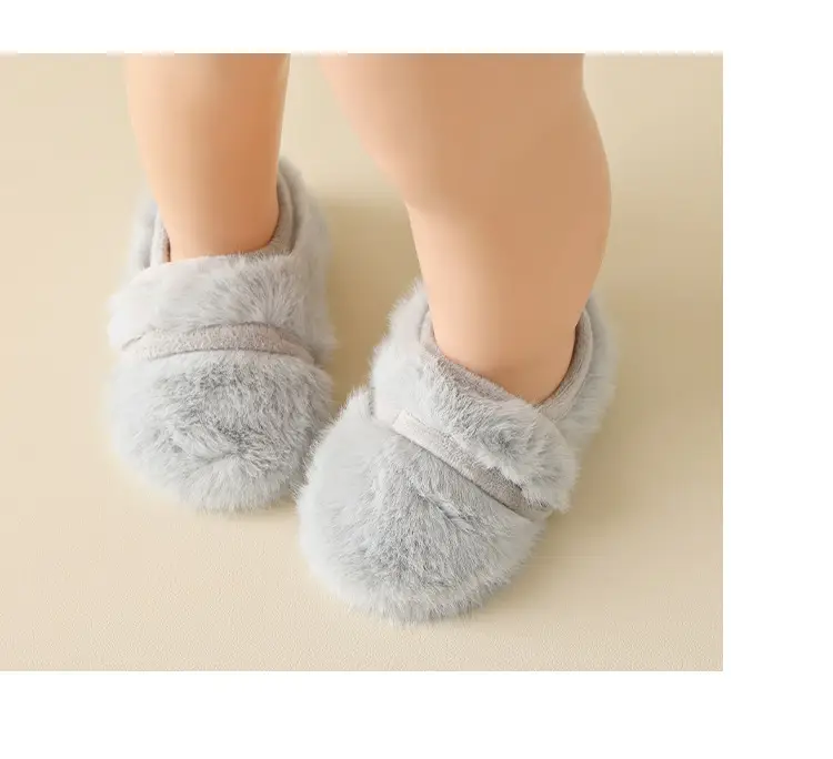 Baby Fur Slippers Winter Warm Non-Slip Socks β feature 13