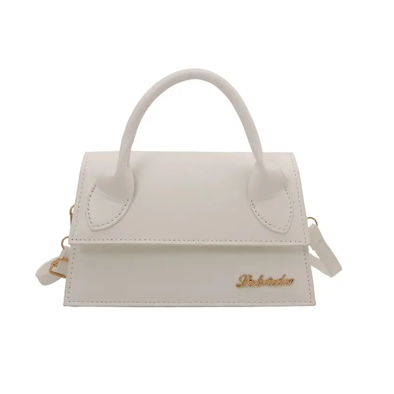 White Personalized Letter Square Bag for Women 2025 - Image 10