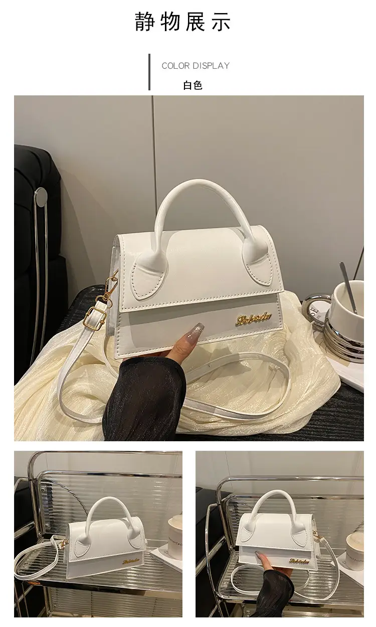 White Personalized Letter Square Bag for Women 2025 — feature 13