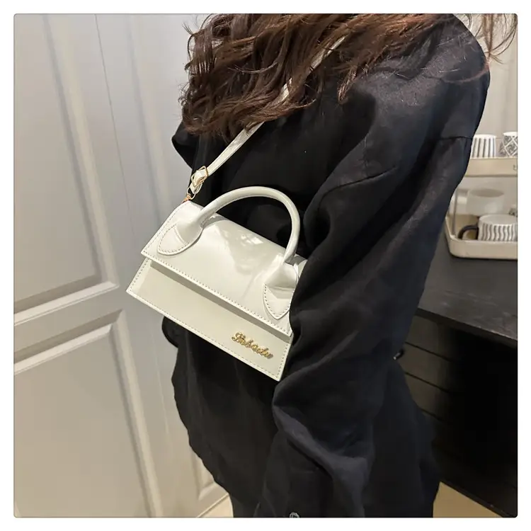 White Personalized Letter Square Bag for Women 2025 — feature 23