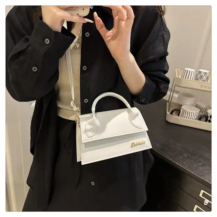 White Personalized Letter Square Bag for Women 2025 — feature 24