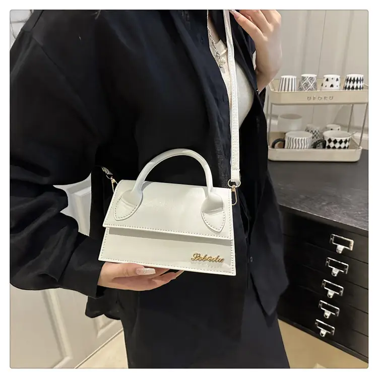 White Personalized Letter Square Bag for Women 2025 — feature 25