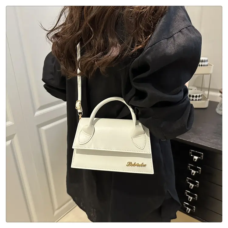 White Personalized Letter Square Bag for Women 2025 — feature 26