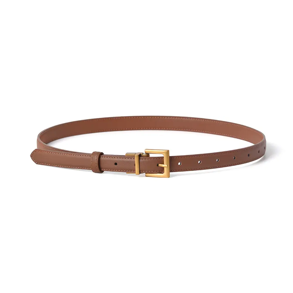 Women Genuine Leather Belt Brown Drop Shipping - Image 5