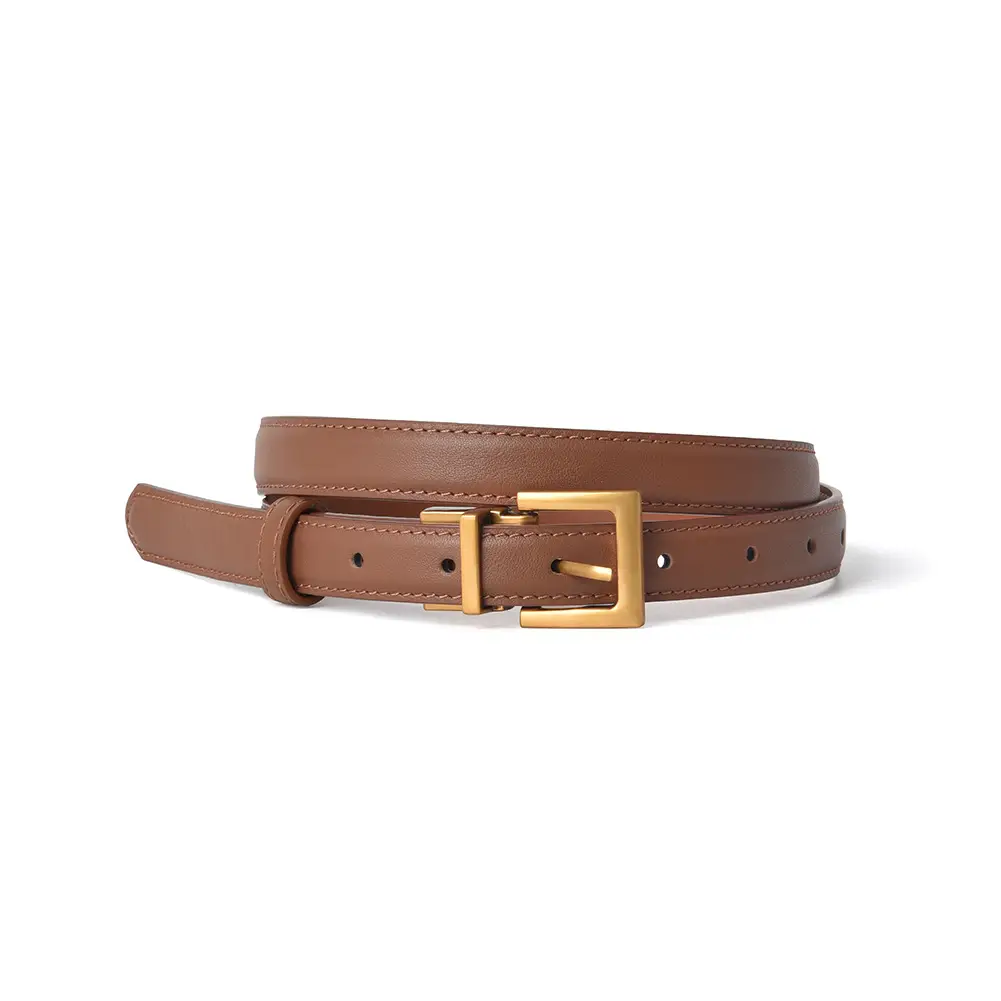 Women Genuine Leather Belt Brown Drop Shipping - Image 7