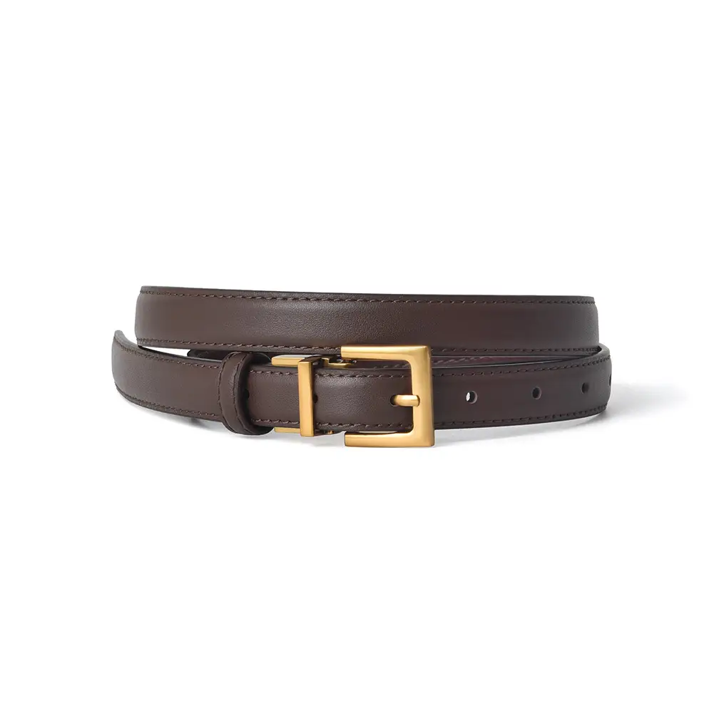 Women Genuine Leather Belt Brown Drop Shipping - Image 2