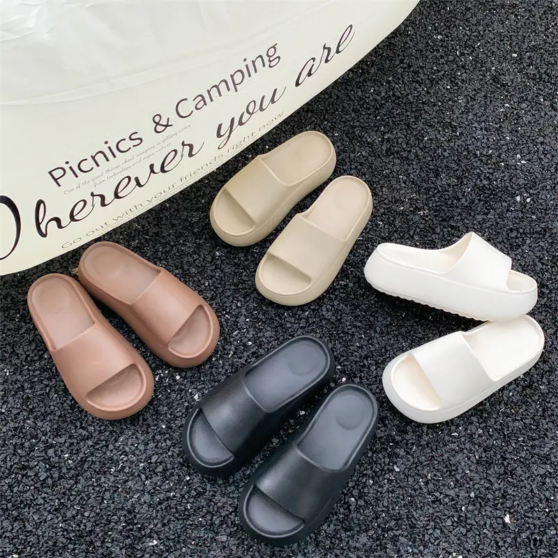 2025 New Style Thick-Soled Height-Increasing Slippers for Couples with Poop-Feeling Anti-Slip Slippers - Image 6