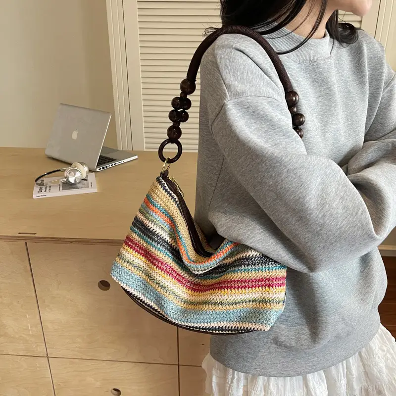 Velvet Armpit Bag Women 2025 Summer Luxury Design