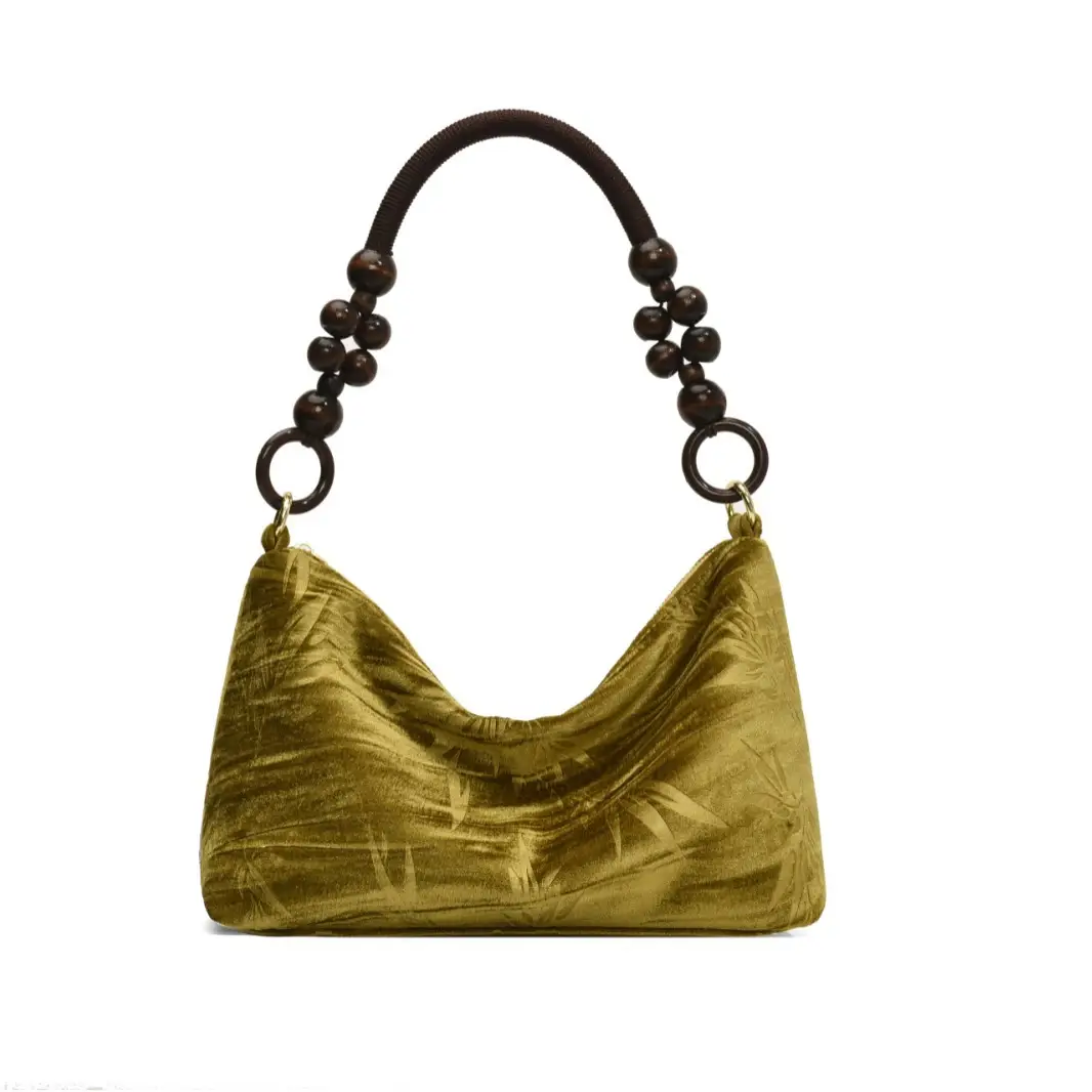 Velvet Armpit Bag Women 2025 Summer Luxury Design