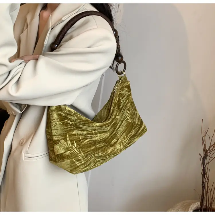 Velvet Armpit Bag Women 2025 Summer Luxury Design — feature 11