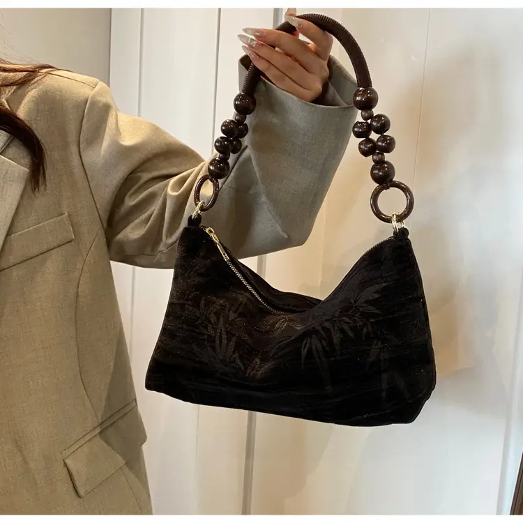 Velvet Armpit Bag Women 2025 Summer Luxury Design — feature 16