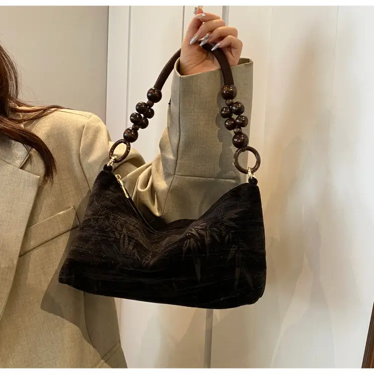 Velvet Armpit Bag Women 2025 Summer Luxury Design — feature 18