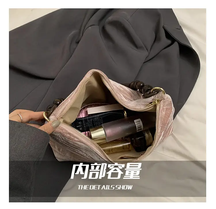 Velvet Armpit Bag Women 2025 Summer Luxury Design — feature 5