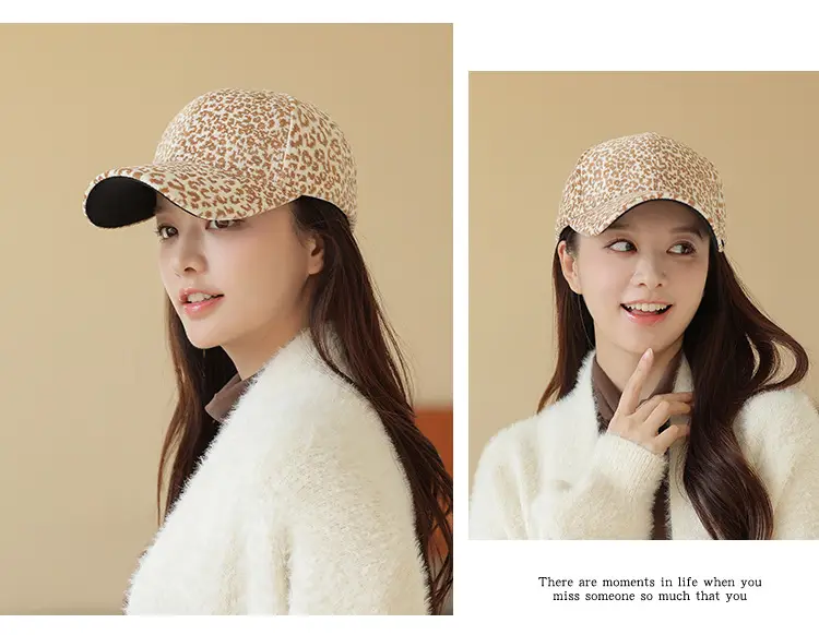 Women's Plush Embroidered Baseball Cap Winter Warm — feature 24