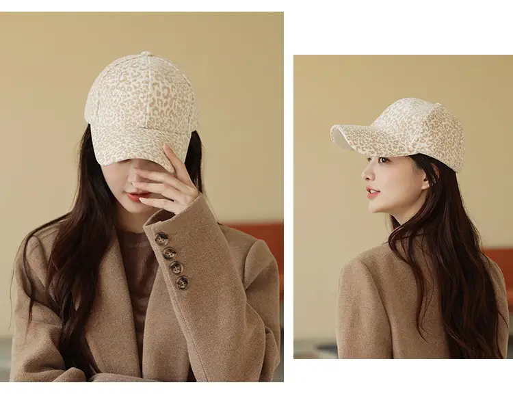 Women's Plush Embroidered Baseball Cap Winter Warm — feature 32
