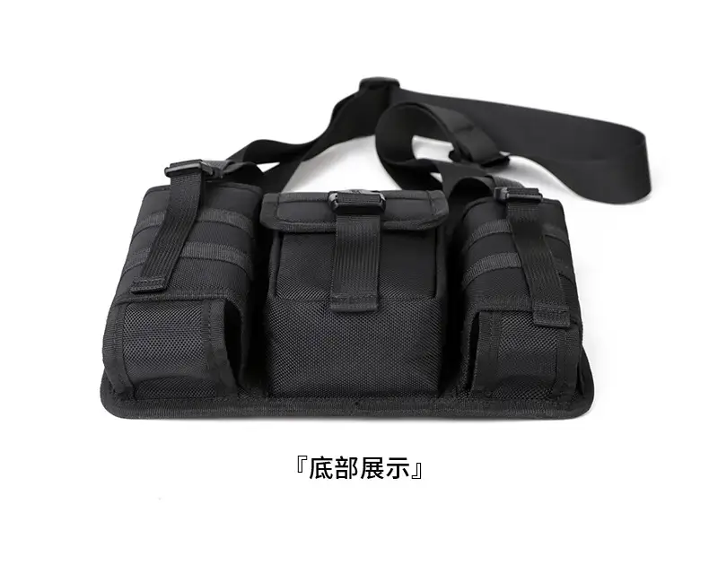 Men's Orange Casual Shoulder Bag with Water Cup & Crossbody Strap — feature 35
