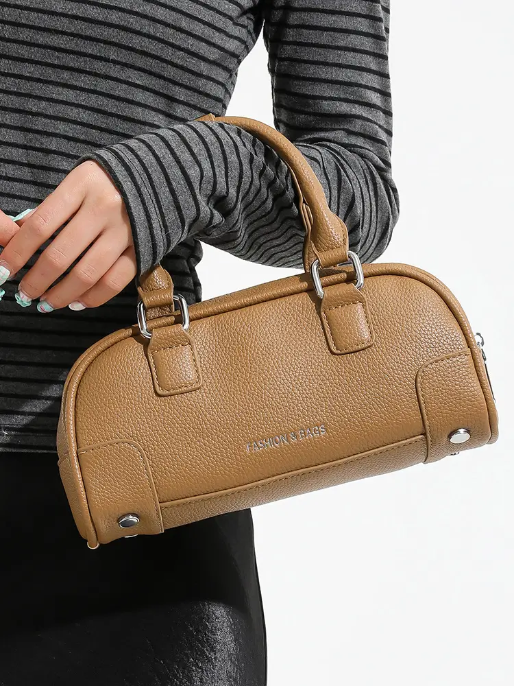 Pink Leather Shoulder Bag for Women 2025 - Image 11