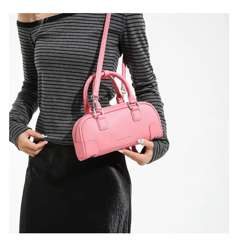 Pink Leather Shoulder Bag for Women 2025 — feature 26
