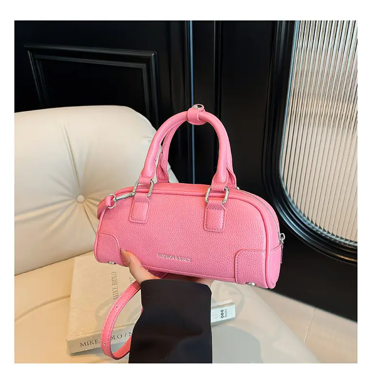 Pink Leather Shoulder Bag for Women 2025 — feature 32