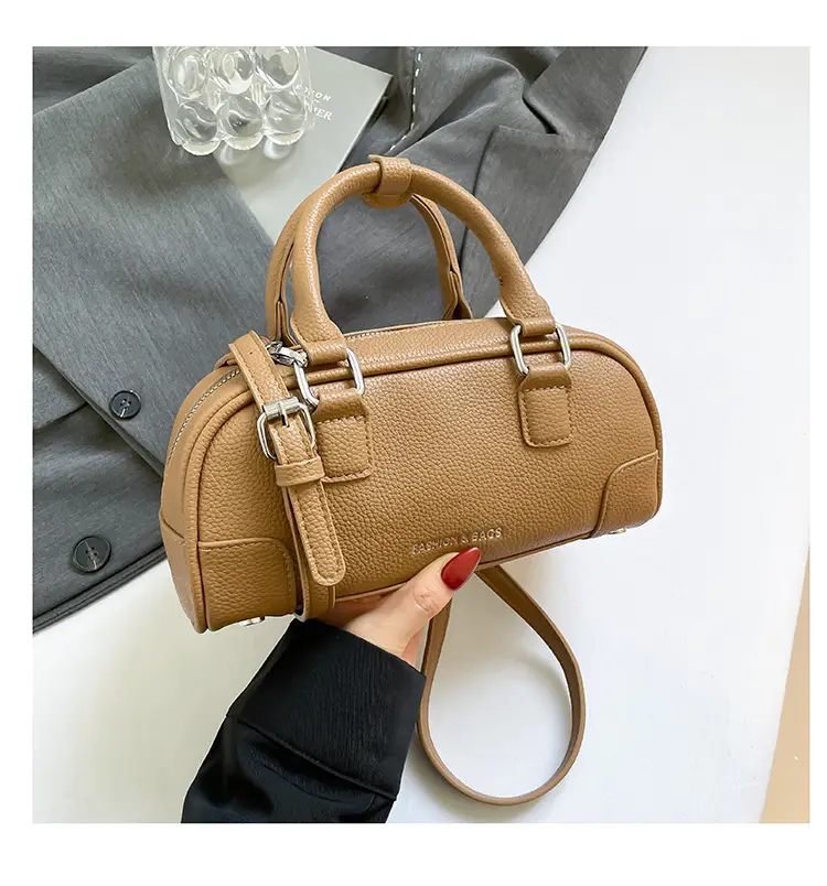 Pink Leather Shoulder Bag for Women 2025 - Image 5