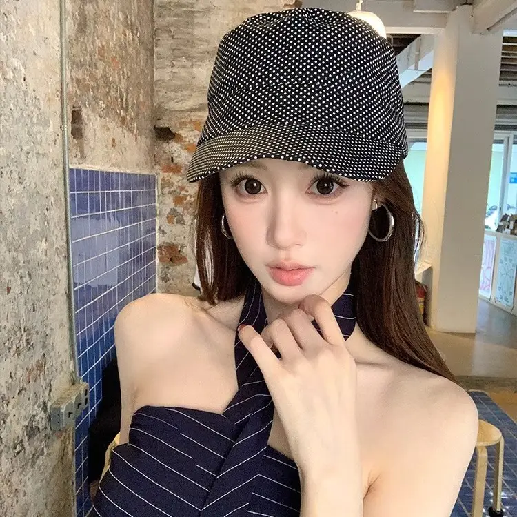 Women's 2025 Baseball Cap with Polka Dot Design - Image 4