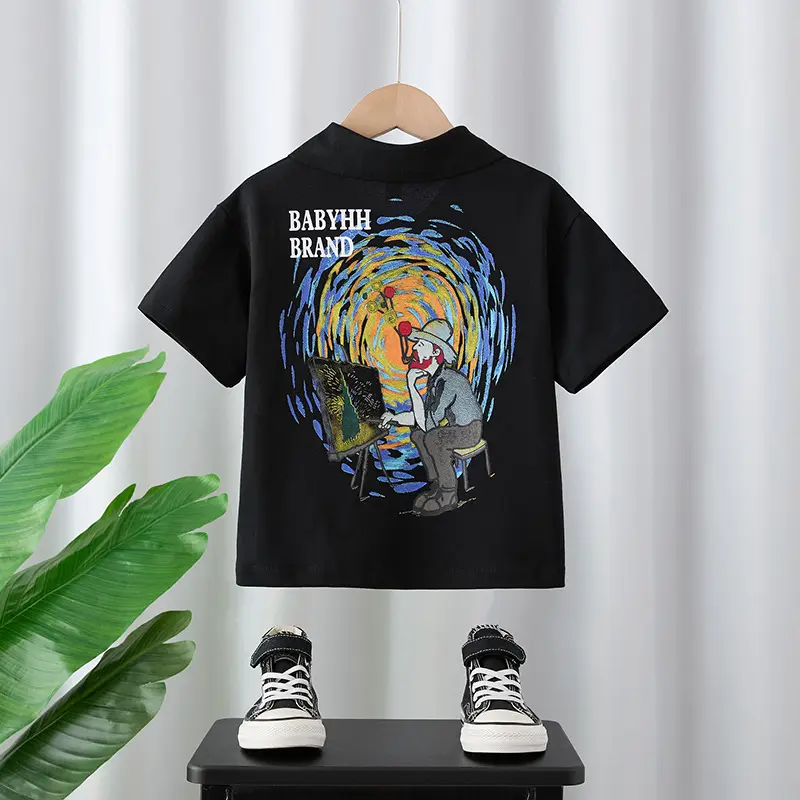 Boys White Polo Shirt Summer Wear 2025 Medium Large - Image 4