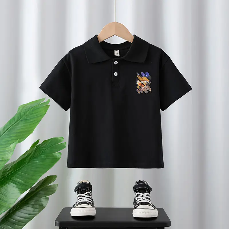 Boys White Polo Shirt Summer Wear 2025 Medium Large - Image 2