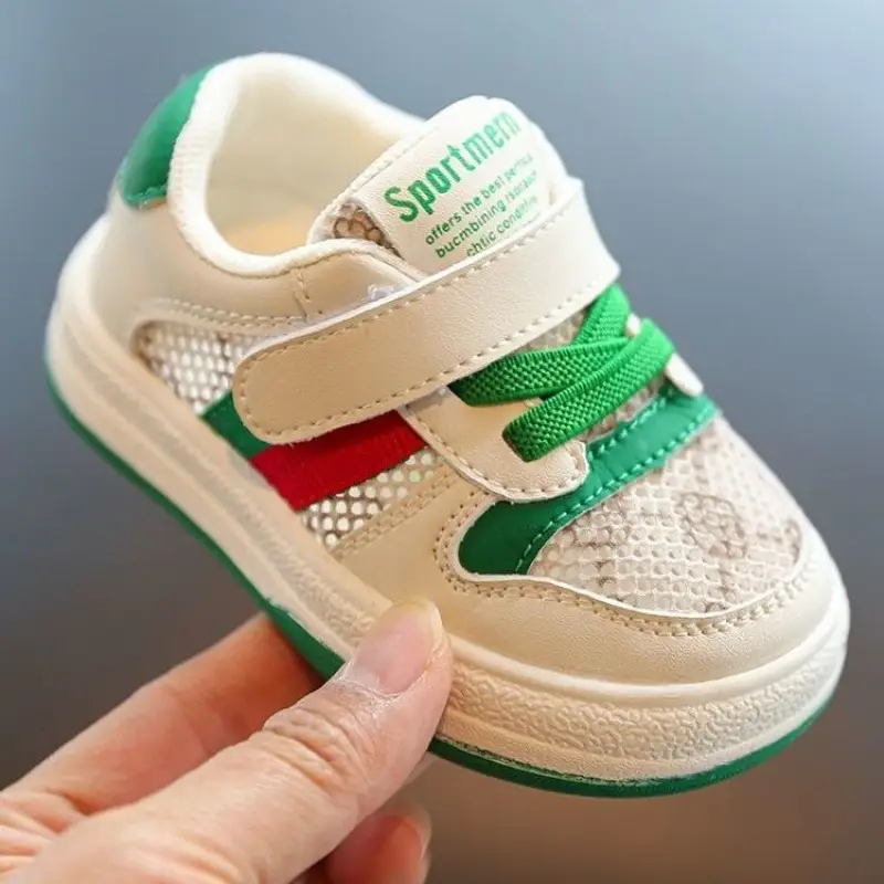 New White Mesh Toddler Shoes for Kids 2025