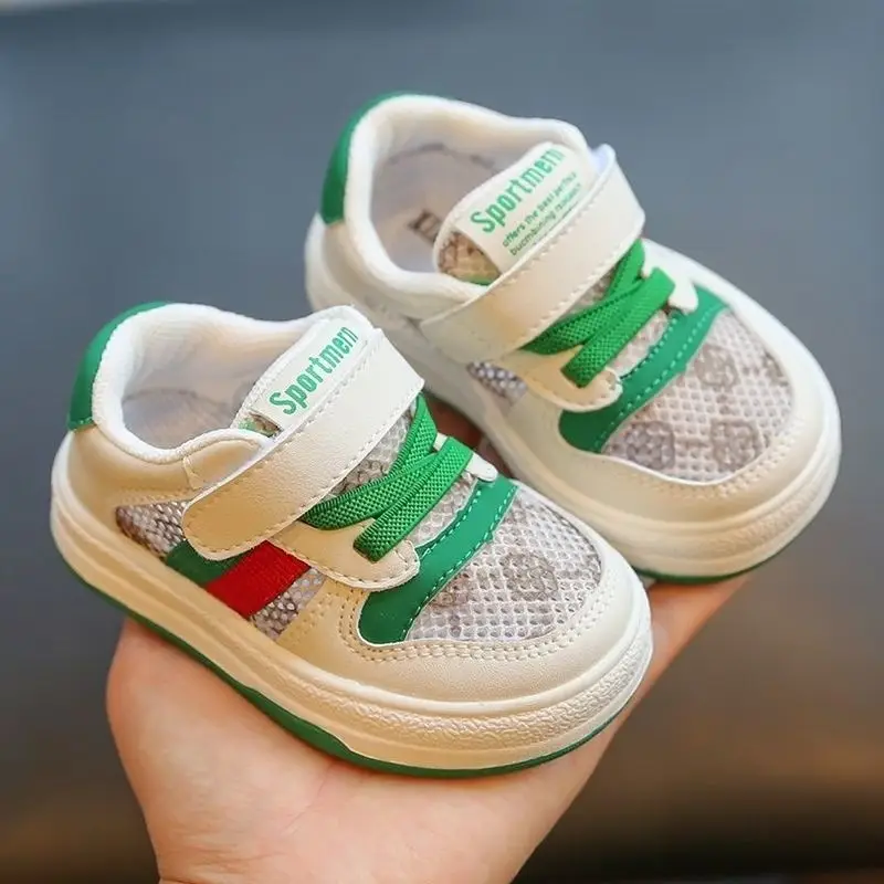 New White Mesh Toddler Shoes for Kids 2025