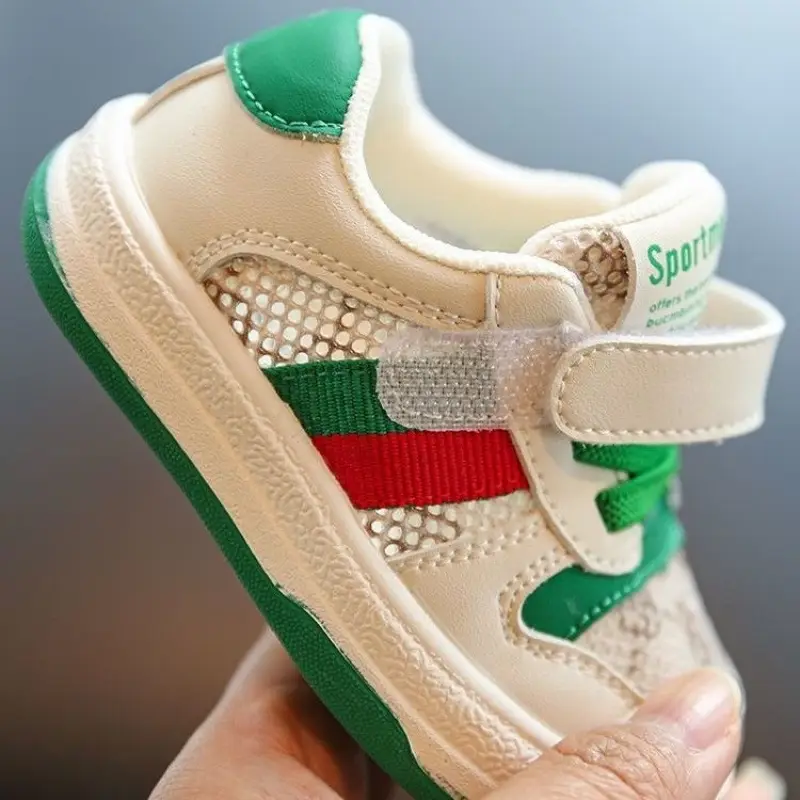New White Mesh Toddler Shoes for Kids 2025