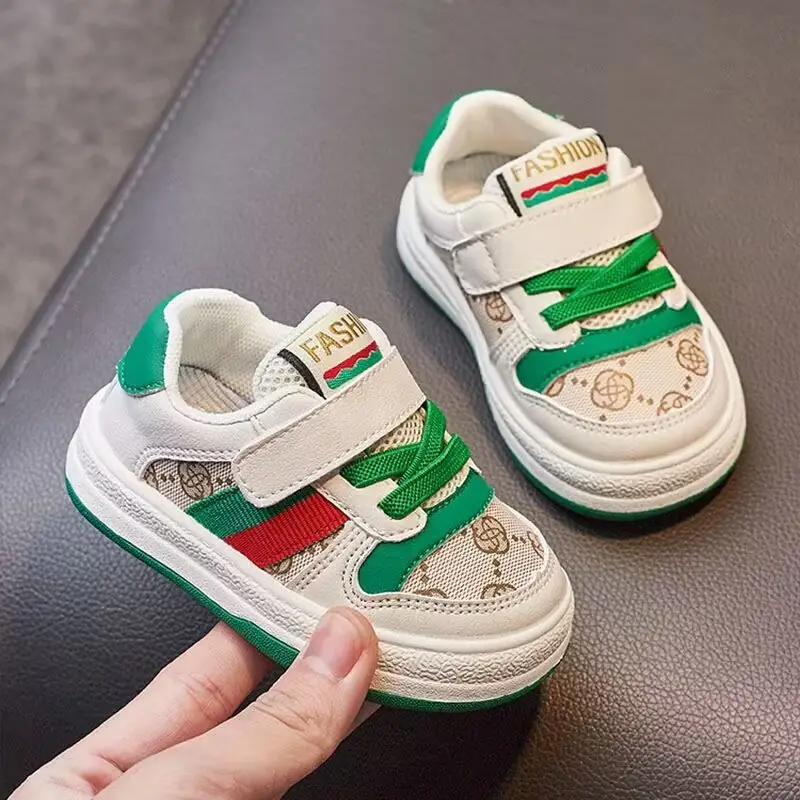 New White Mesh Toddler Shoes for Kids 2025