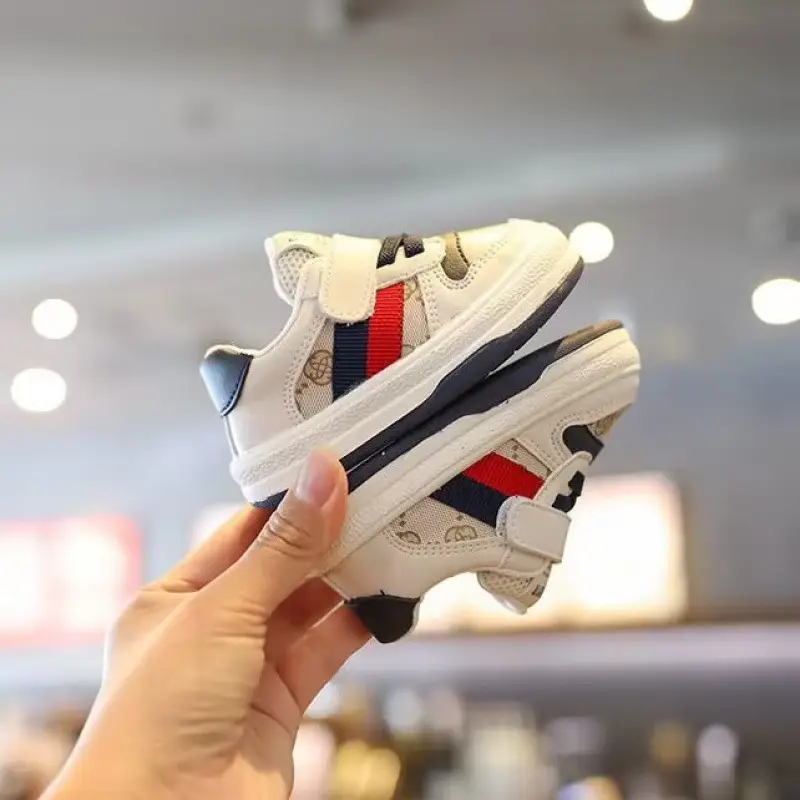 New White Mesh Toddler Shoes for Kids 2025