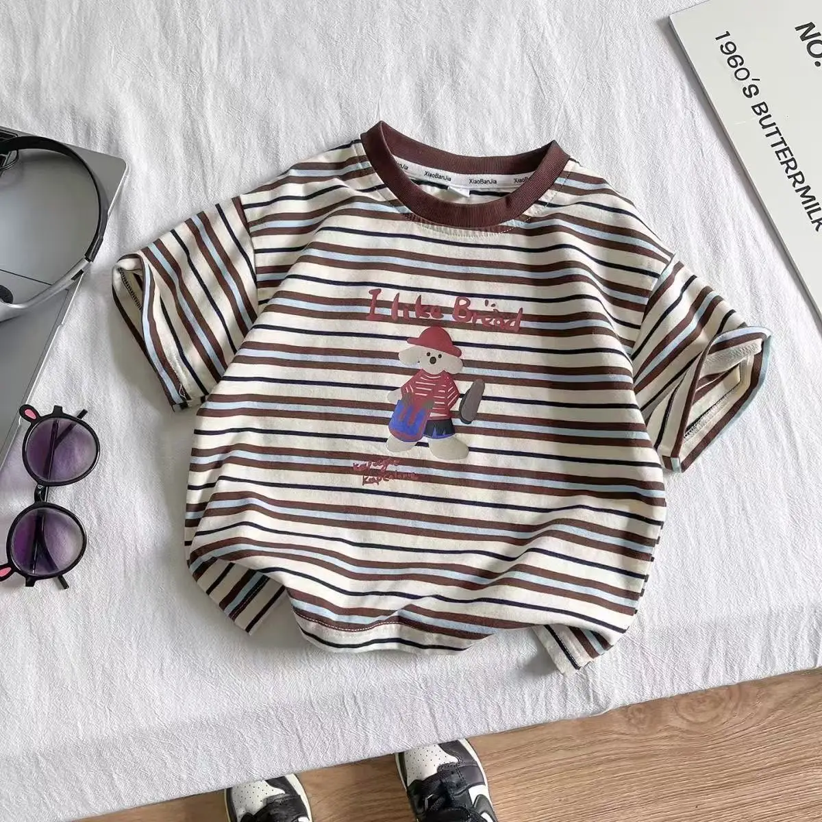 Kids Striped T-Shirt & Shorts Set 2025 — feature 1