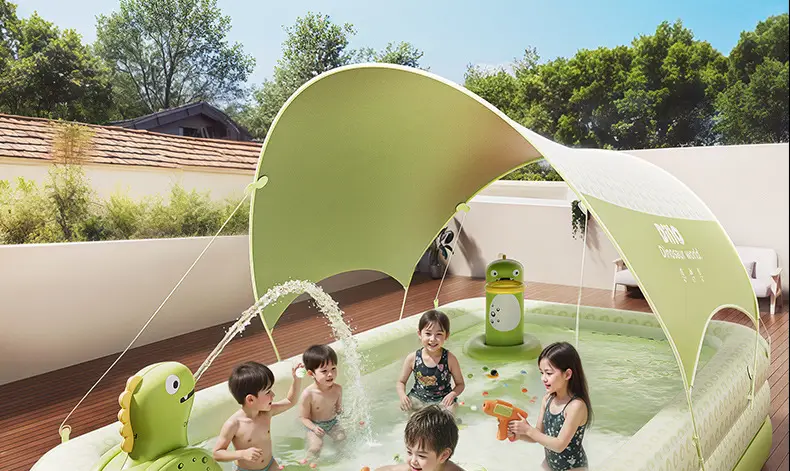 Baby Inflatable Swimming Pool Family Super Large Ocean Ball Pool Thickened Household Large Adult Paddling Pool — feature 2